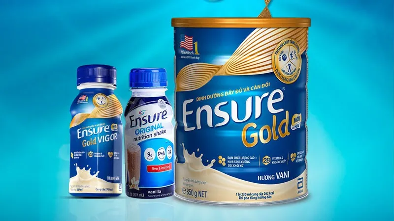 Sữa Abbott Ensure Gold giúp bổ sung dưỡng chất HMB và đạm chất lượng cao