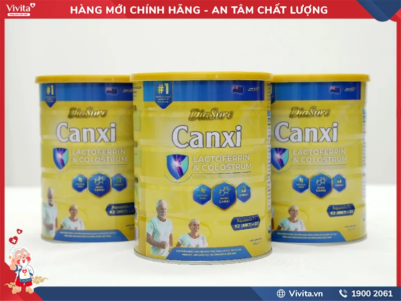 Sơ đồ minh họa công dụng của sữa Diasure Canxi trong việc hỗ trợ xương khớp và sức khỏe tổng thể.