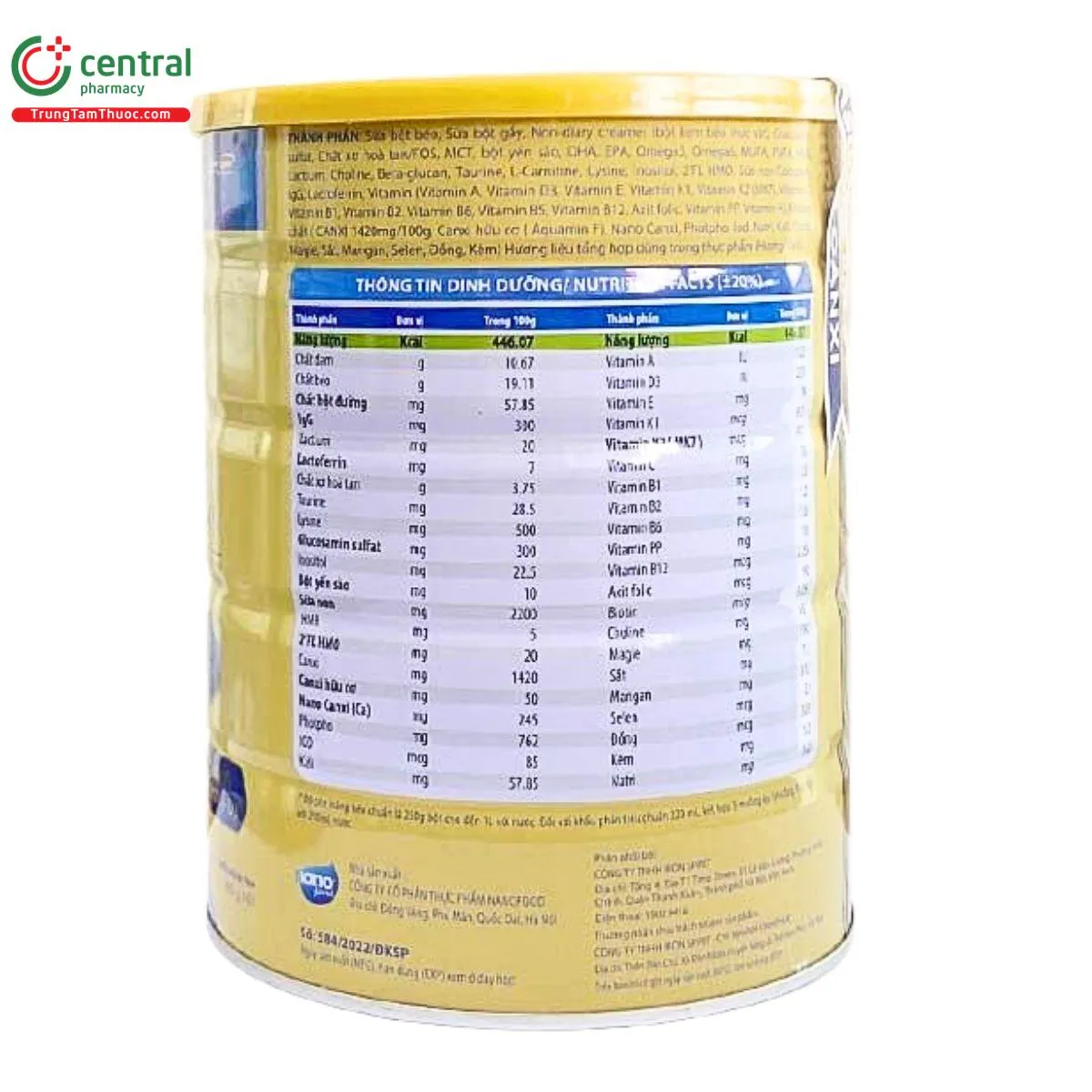 Hình ảnh một góc không gian bán sữa Diasure Canxi
