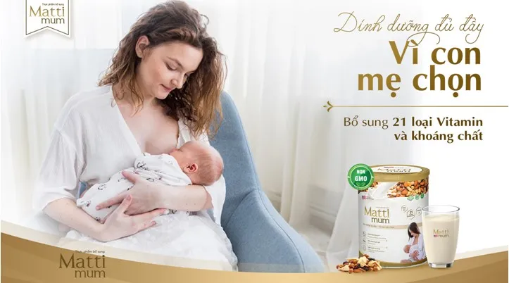 Uống sữa hạt lợi sữa Matti Mum mỗi ngày giúp cơ thể mẹ luôn khỏe mạnh, Collagen từ thực vật, Coenzyme Q10 và Curcumin cải thiện da, giảm nám sạm.