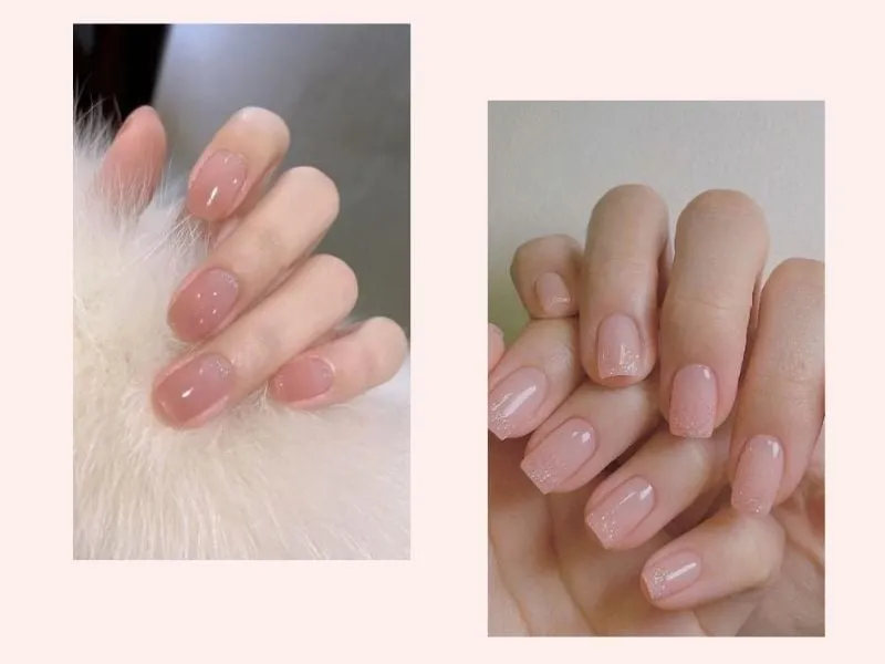 Màu hồng pastel nhẹ nhàng làm nổi bật vẻ đẹp tự nhiên của da ngăm