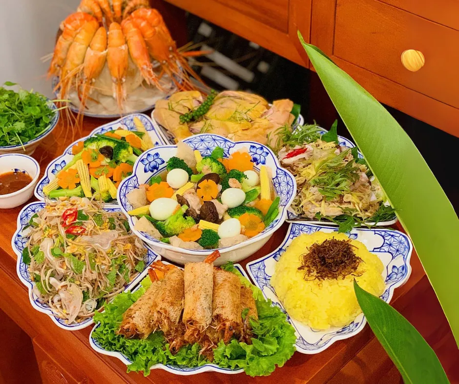 Mâm cúng chay đầy đủ cho lễ Rằm tháng 7, Vu Lan báo hiếu