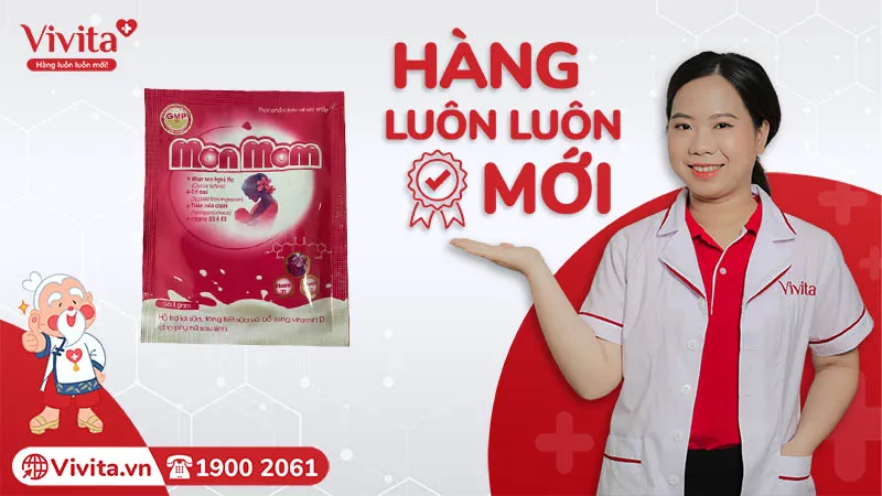 Mua Lợi sữa MonMom chính hãng tại Vivita để đảm bảo chất lượng và nguồn gốc rõ ràng.