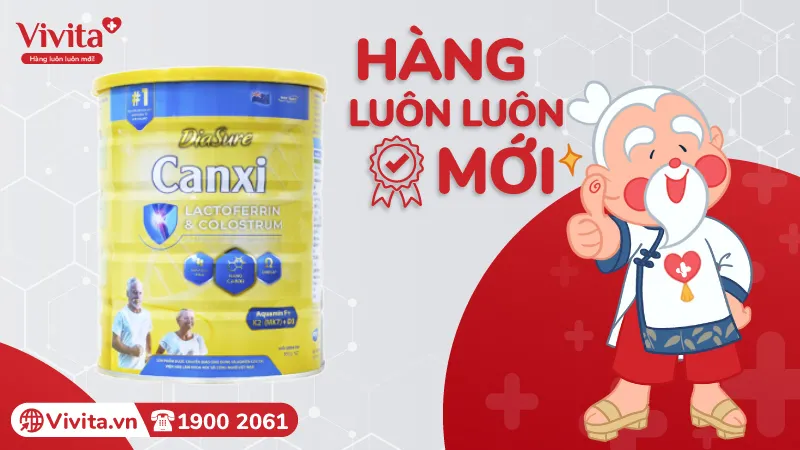 Tìm mua sữa DiaSure Canxi chính hãng, uy tín tại các nhà thuốc