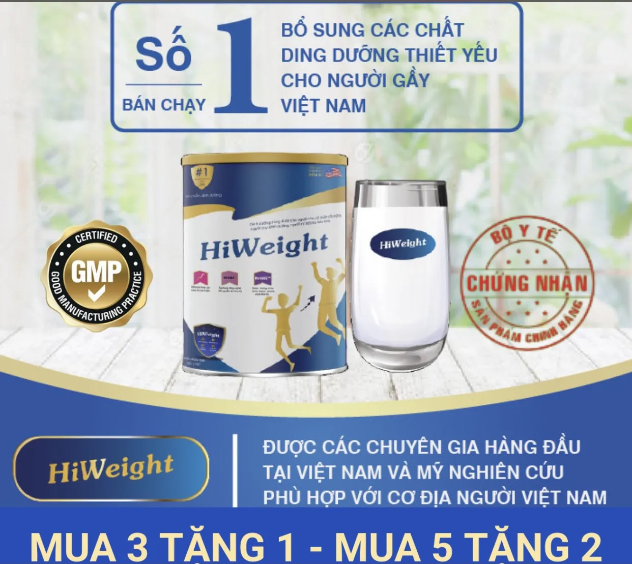 Sữa HiWeight được đánh giá cao với thành phần dinh dưỡng nhập khẩu
