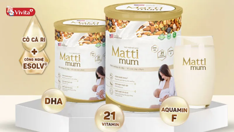 Sữa Matti Mum dành cho mẹ sau sinh