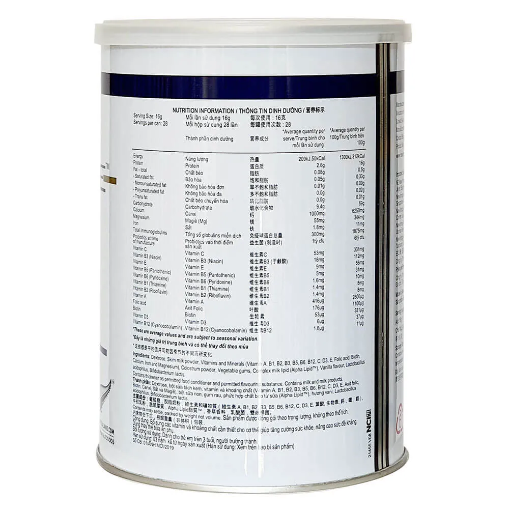Sữa non Alpha Lipid Lifeline