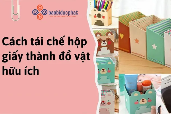 Giá đỡ điện thoại làm từ hộp giấy