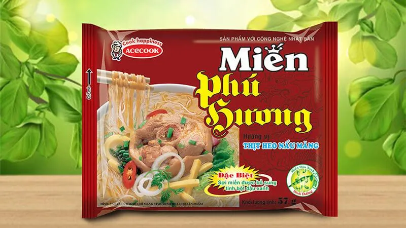 Con số calo chính xác trong 100g miến Phú Hương