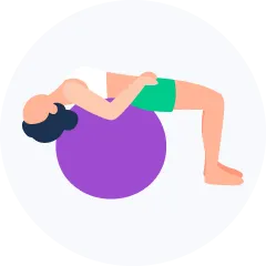 Người phụ nữ mặc đồ thể thao đang thực hiện động tác aerobic