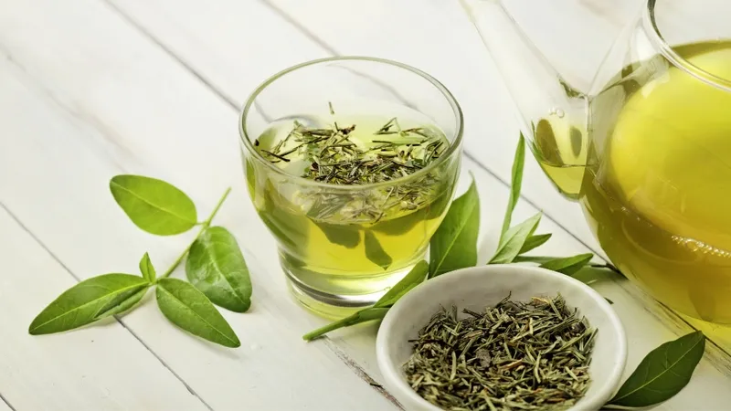 Hợp chất EGCG chống oxy hóa mạnh mẽ trong lá trà xanh