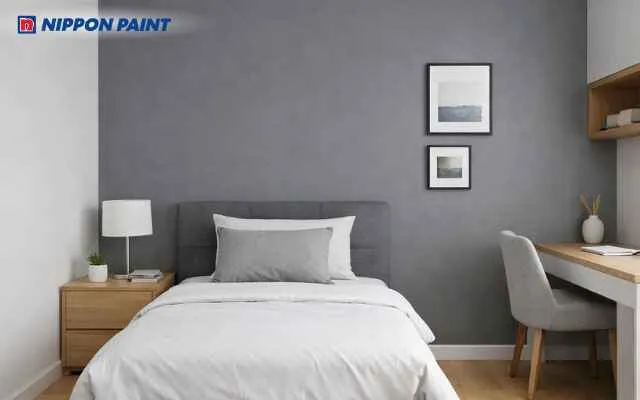 Màu xám ghi (Kim) tương sinh mệnh Thủy phối trắng tạo vẻ hiện đại, thu hút may mắn và tài lộc