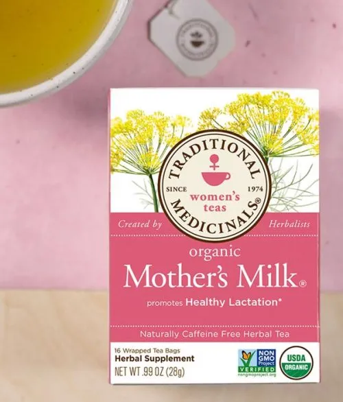 Trà lợi sữa Organic Mother's Milk giúp mẹ có nguồn sữa dồi dào