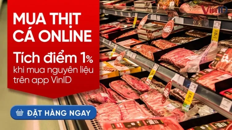 Banner quảng cáo mua thịt gà và nông sản tươi ngon trực tuyến tại Nongsanlangbiang.com.