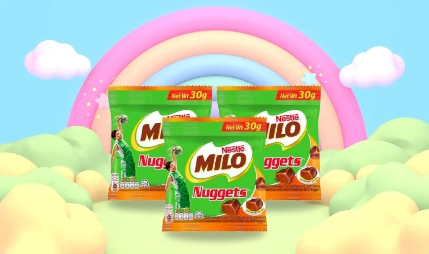 Kẹo socola Nestlé Milo Nuggets gói 25g