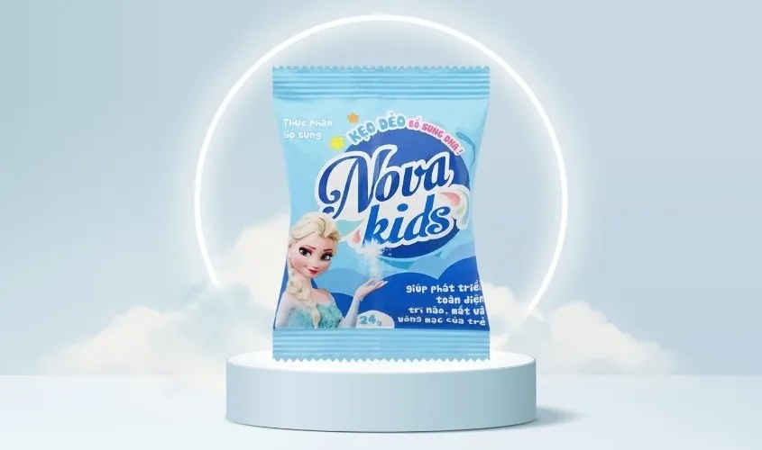 Kẹo dẻo Nova Kids bổ sung chất xơ 24g