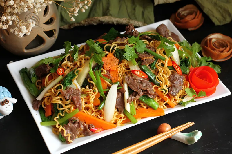 Ăn mì xào ở lượng hợp lý thì không béo nhưng ăn quá nhiều sẽ gây béo