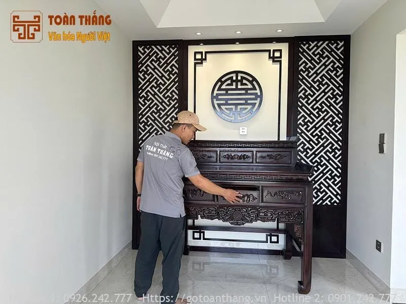 Bàn thờ Toàn Thắng cung cấp nhiều mẫu bàn thờ Gia Tiên