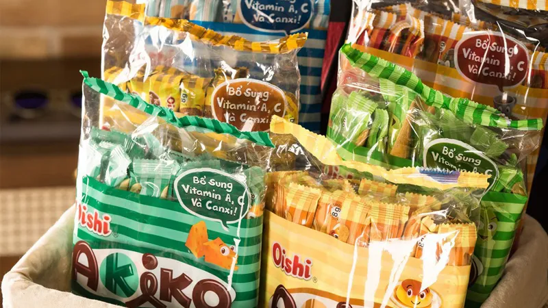 Hàm lượng calo trong một gói bánh Akiko