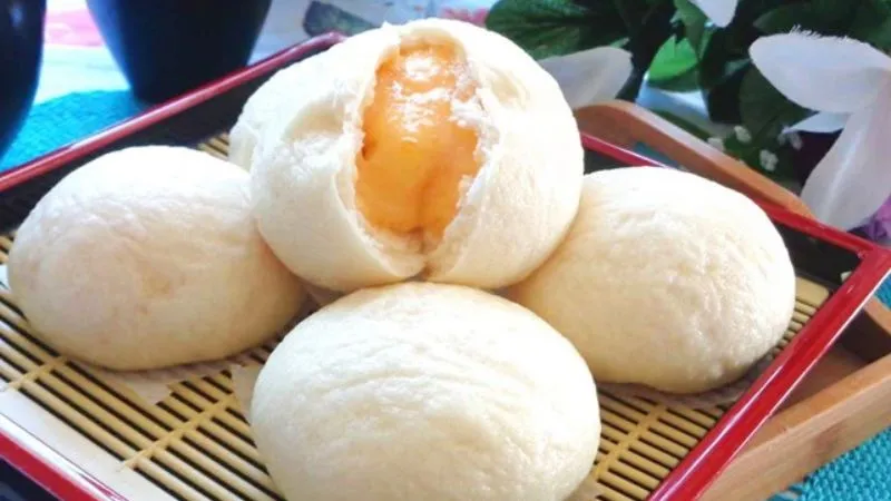 Bánh bao nhân đậu xanh không gây tăng cân