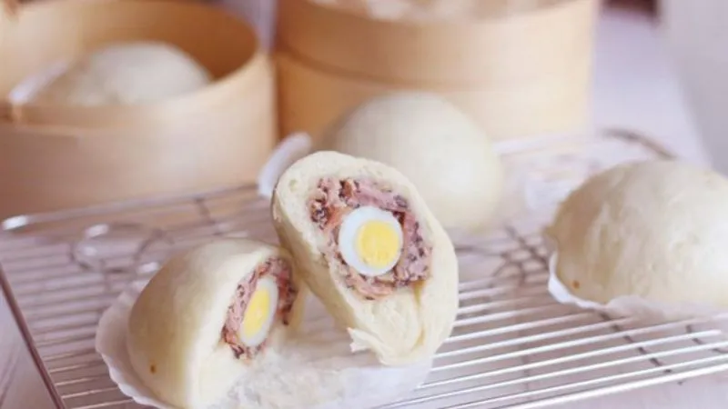 Ăn bánh bao với lượng vừa đủ