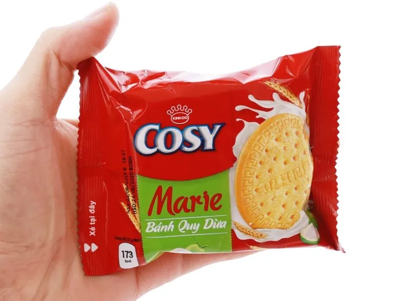 Bánh Cosy là món ăn vặt được nhiều người yêu thích