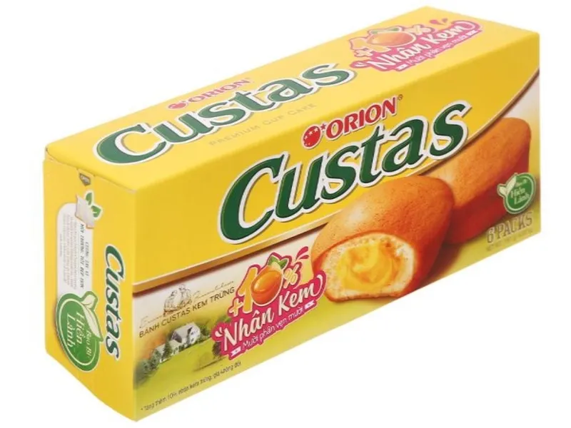 Bánh Custas là món ăn vặt quen thuộc với nhiều người