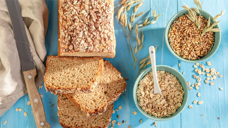 Bánh mì nguyên hạt chứa nhiều chất xơ tốt