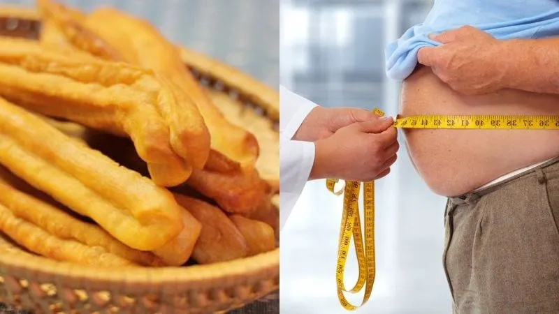 Người phụ nữ lo lắng về tác hại của việc ăn quá nhiều bánh quẩy