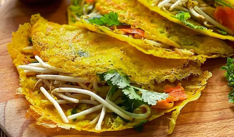Bánh xèo bao nhiêu calo? Kích cỡ và nhân bánh khác nhau nên lượng calo khác nhau