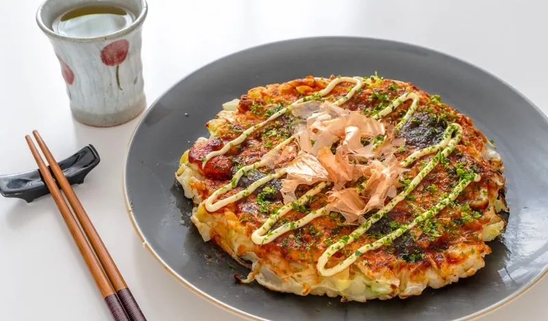 Cách làm bánh xèo Nhật không lo tăng cân