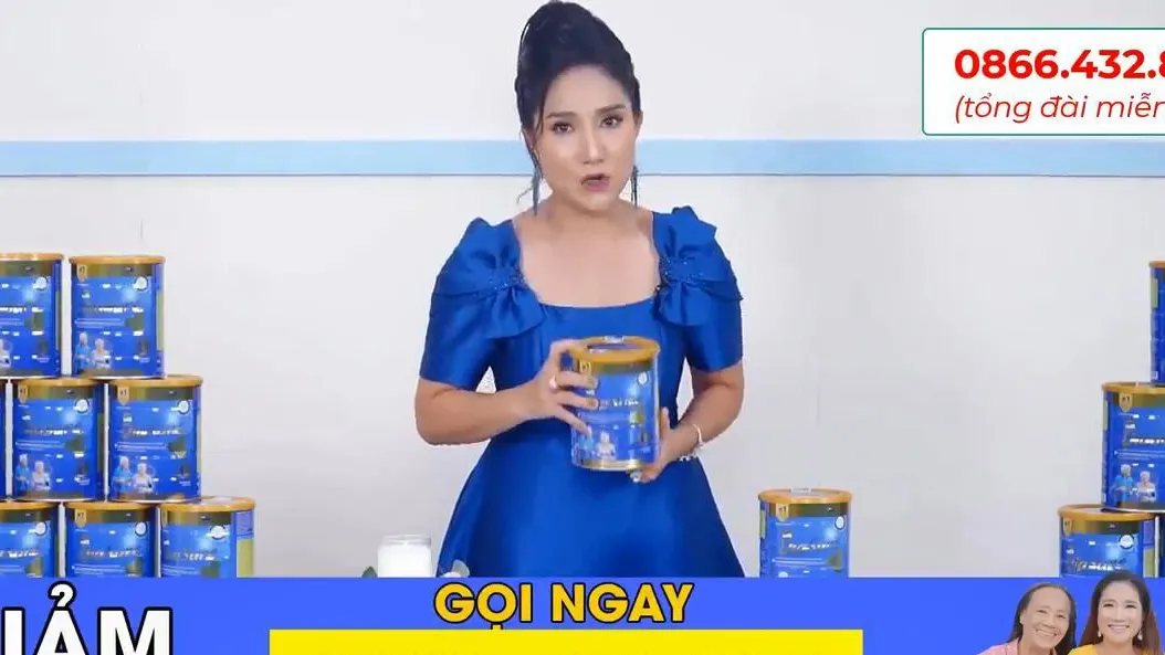 Nghệ sĩ Cát Tường quảng cáo sữa Diasure