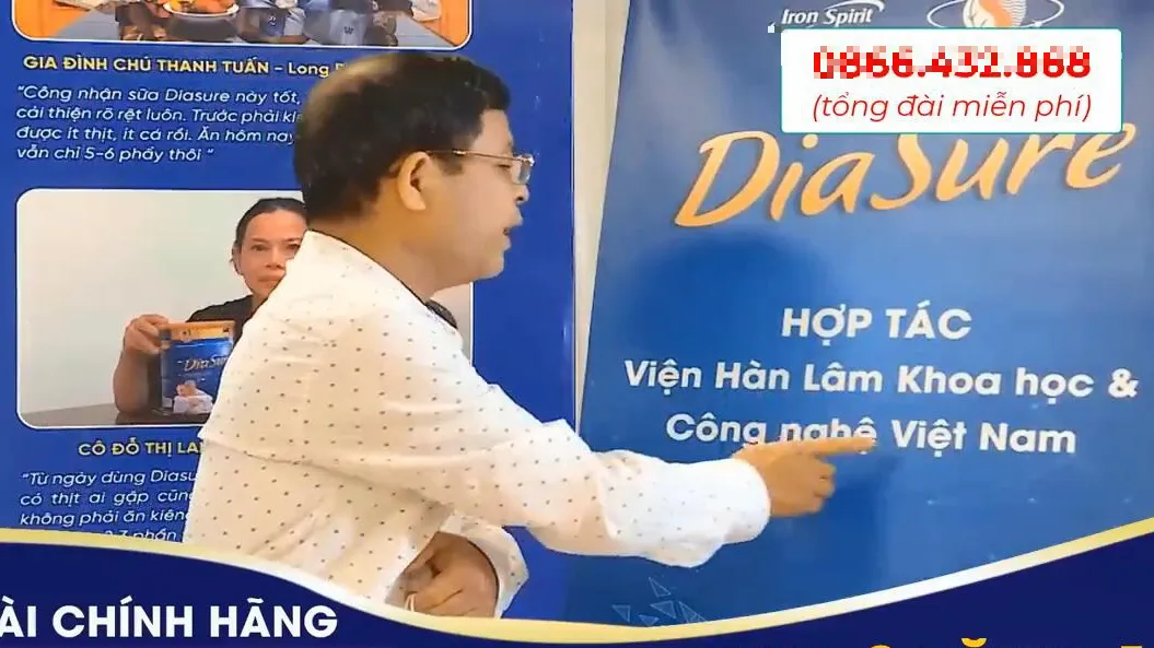 Nhiều người tin dùng sữa Diasure từ các quảng cáo