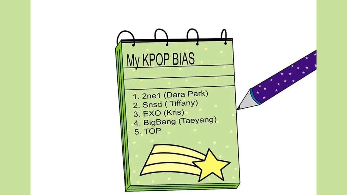 Bias List là danh sách các idol được yêu thích
