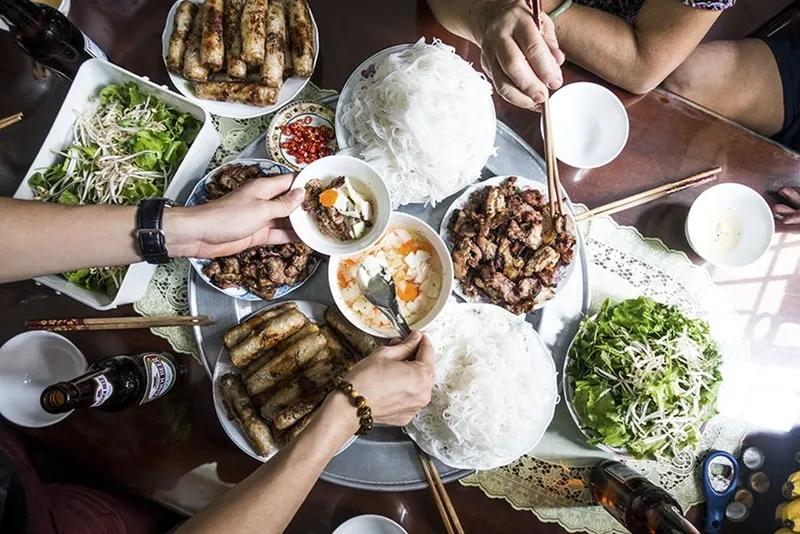 Bún chả tự làm tại nhà thơm ngon, hấp dẫn