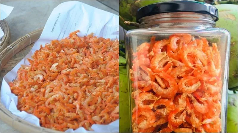 Nên bảo quản tôm khô trong hộp kín, nơi thoáng mát, tránh ẩm mốc