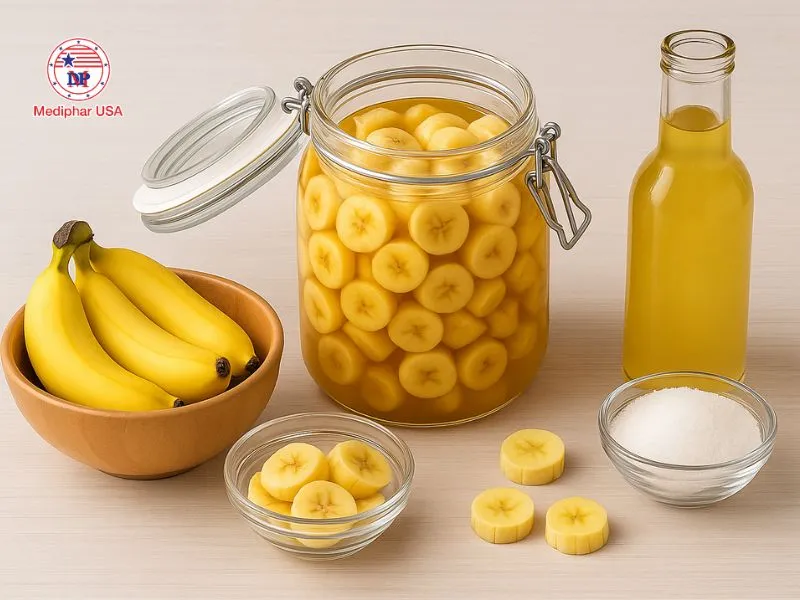 Nước enzyme chuối giúp cải thiện chức năng tiêu hóa