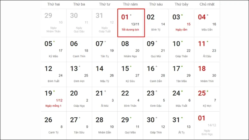 Tết Dương lịch 2026 người lao động được nghỉ làm 01 ngày