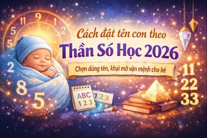 Đặt tên con theo thần số học 2026