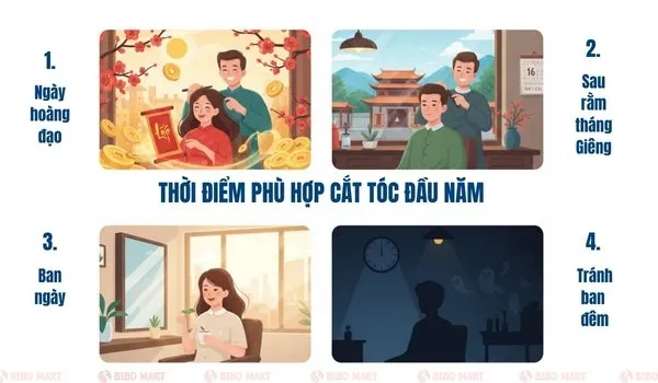Thời điểm nào phù hợp để cắt tóc đầu năm