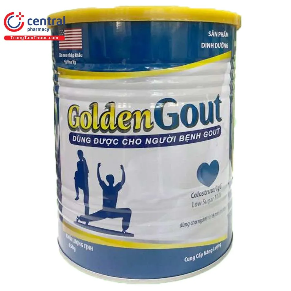 Hộp sữa Golden Gout nguyên niêm phong mặt trước
