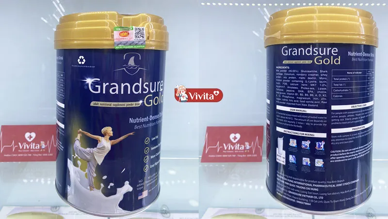 Sữa Grandsure Gold chính hãng tại Vivita