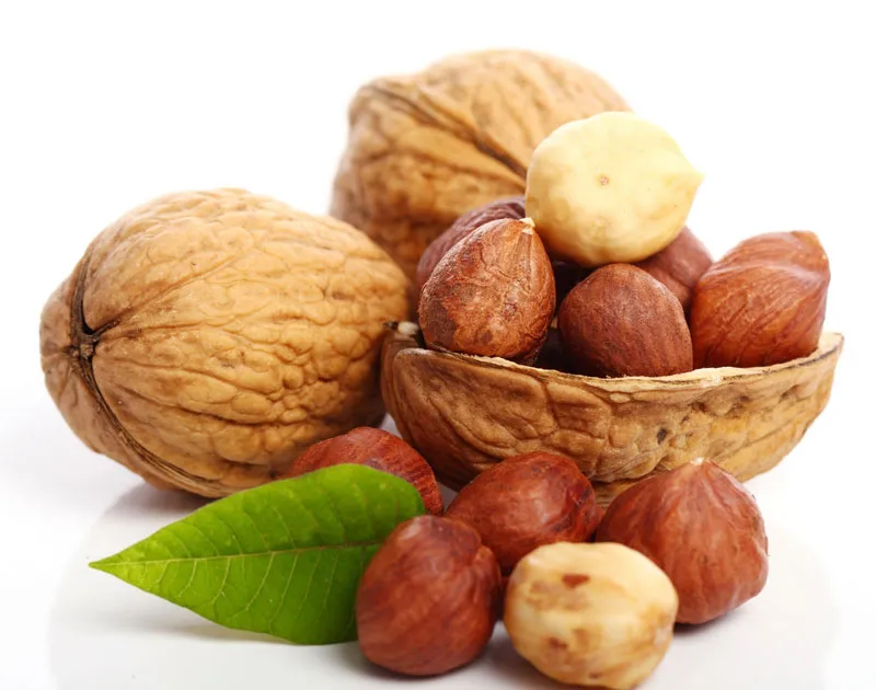 Hạt óc chó - một trong những thành phần chính trong sữa Gluzabet