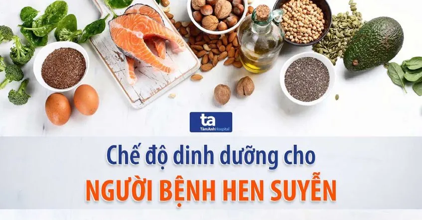 Thực đơn cân bằng cho người bệnh hen suyễn