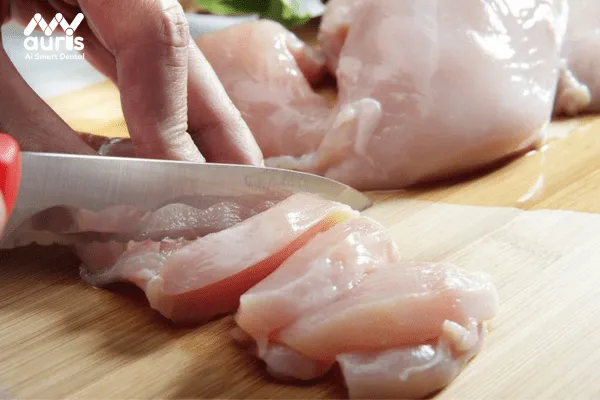 Bảng thông tin dinh dưỡng ức gà