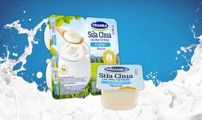 Sữa chua ít đường Vinamilk 100g, lựa chọn tốt cho sức khỏe