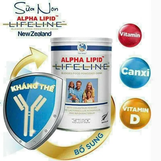 Sữa non Alpha Lipid Lifeline giúp tăng cường miễn dịch