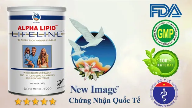 Thành phần canxi trong Alpha Lipid Lifeline giúp xương chắc khỏe