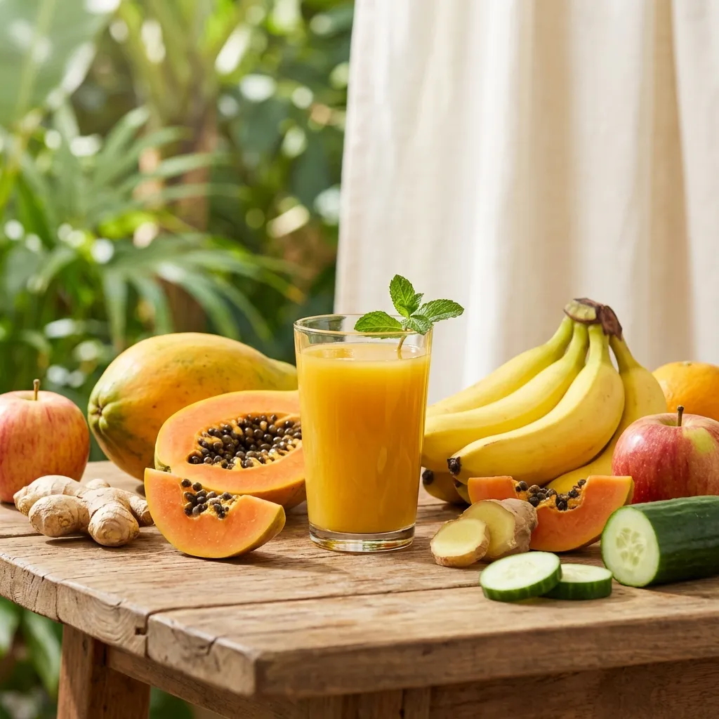 Nước ép rau củ quả tươi giúp làm dịu cơn đau và hỗ trợ tiêu hóa
