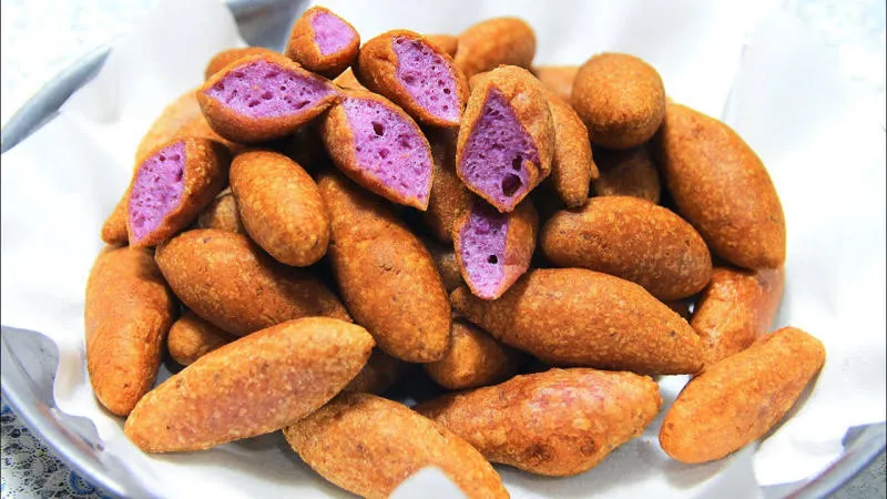 Khoai mỡ chiên chứa lượng calo tương đối lớn